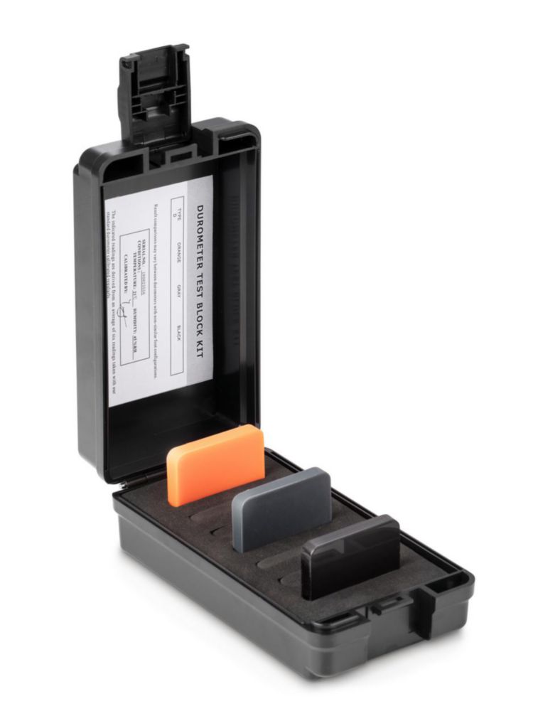 Hardness comparison plates for Shore hardness testers, HB / HD