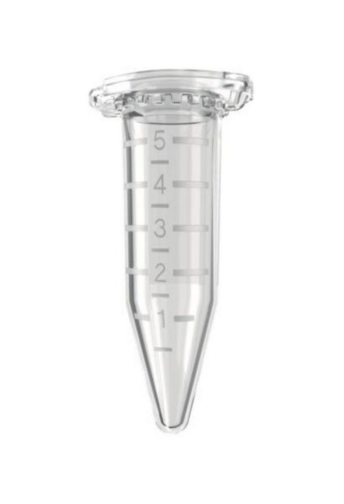 Zkumavky Eppendorf® 5,0 ml, PP, se sklopným víčkem